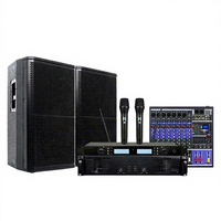 Sistem Audio Panggung GODI Professional Speaker Single 15-inci Deluxe Set High-Power 220V/110V untuk Pertunjukan Luar Ruangan