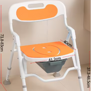 Chaise de bain rotative avec siège antidérapant chaise de douche réglable avec dossier d'accoudoir pour personnes âgées handicapées - Product Image 1
