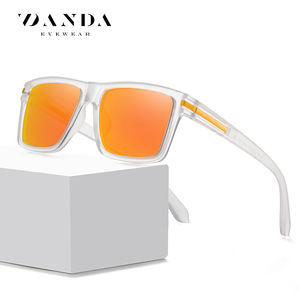 แว่นกันแดดโพลาไรซ์ DANDA ทรงสี่เหลี่ยมเต็มกรอบ UV400 สำหรับผู้ชาย ขับรถ - Product Image 2