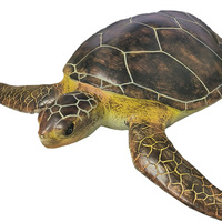 Juguete de tortuga de animales marinos, Simulación mundial, modelo de tortuga anfibia de goma suave, modelo de tortuga marina, juguete