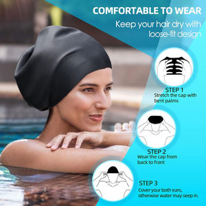 Dreadlock Custom Aceptable 100% Silicona ambiental Logotipo personalizado para trenzas Ecológico Impermeable Tapas de silicona personalizadas - Product Image 3