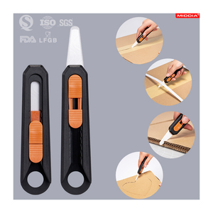 Middia an toàn gốm tiện ích dao <span class=keywords><strong>PP</strong></span> xử lý Hộp cắt với nhựa Túi thảm dao - Product Image 1