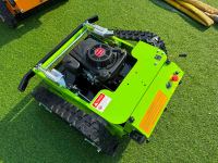 Robot Pemotong Rumput Portabel Bertenaga Bensin 24V 4-Tak Industri dengan Remote Control dan Penggerak Sendiri