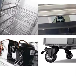 Makine fabrikası ekipmanları yapımcısı chiller buzdolabı sebze pizza ticari buzdolabı hazırlık masa fridg buzdolabı - Product Image 6