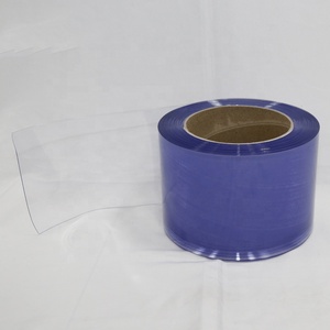 Rideau en PVC transparent de 2, 3, 4 mm d'épaisseur, largeur de 200, 300, 400 mm, rouleau de 50 m, bonne transmission de la lumière, anti-salissure pour atelier et canal. - Product Image 2