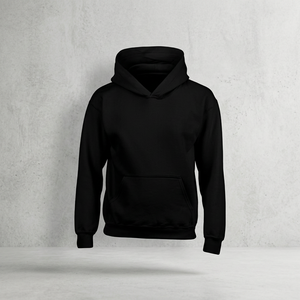 Sweat à capuche surdimensionné personnalisé en peluche respirant, style vintage, couleur unie, pull décontracté d'hiver pour hommes et femmes - Product Image 4