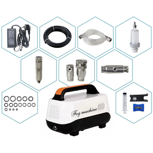 Portátil 0.2L/min Máquina de niebla automática de alta presión 40Bar 24V Nebulización fina de plástico 35 Cobertura Ecológica para jardín - Product Image 3