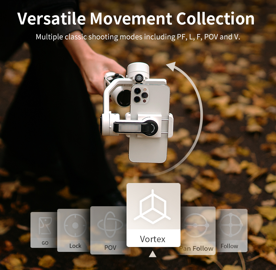 ZHIYUN Smooth 5S 3-Axis gimbal stabilizer for Smartphone DSLR Camera anti-Shake Make movie IN STOCK NOW