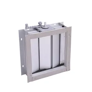 Control Adjustable Manual Galvanized Square Pneumatic Valve Air Duct Fire Damper With Ccc Certification