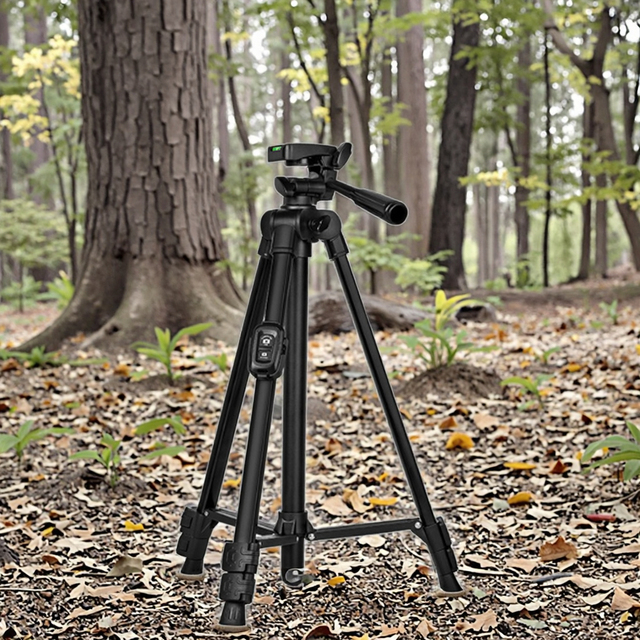 Lightweight Flexible Carbon Fiber Mini Tripod Practical for DSLR Outdoor Travel & Digital Camera Photography