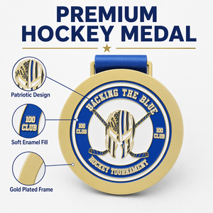 Medalla <span class=keywords><strong>de</strong></span> Hockey sobre Hielo Personalizada, Chapada en Oro, Esmalte Suave, Redonda, <span class=keywords><strong>Aleación</strong></span> <span class=keywords><strong>de</strong></span> Zinc, Premio <span class=keywords><strong>de</strong></span> Campeonato, Recuerdo <span class=keywords><strong>de</strong></span> Torneo, Oro, Plata, Cobre, OEM - Product Image 4