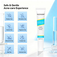 Gel anti-acné à l'acide salicylique pour le visage, hydratant et apaisant, contrôle du sébum, soin doux BHA, marque privée