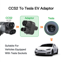 Adaptateur CCS2 vers NACS, CCS2 vers NACS AC+DC, norme européenne pour adaptateur Tesla EV