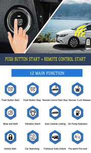 Großhandel Ferns tart Zündung Keyless Entry Alarme Taste Starters ystem Auto Sicherheit Alarmsystem App Control Vibration - Product Image 4