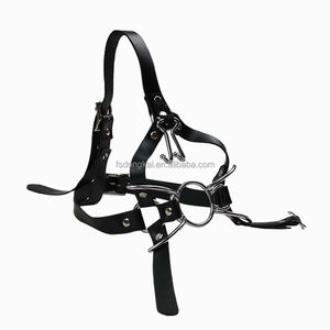 DK Extreme Steel Spider Gag - Anneau de bouche en acier en forme d'araignée, jouet sexuel en cuir pour <span class=keywords><strong>bondage</strong></span>, crochet nasal pour esclave, flirt SMSex, jeu sexuel pour couple - Product Image 4