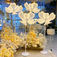 Décorations de scène de mariage, éclairage floral, fleurs LED, décoration lumineuse pour la mise en scène de la fête de mariage