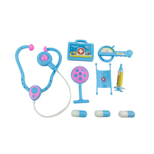 Trousse de premiers secours en plastique, <span class=keywords><strong>jouet</strong></span> de <span class=keywords><strong>docteur</strong></span> pour garçons et filles de 4 à 6 ans, jeu de simulation de maison de jeu, valise de voyage, outils médicaux - Product Image 2