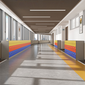 ตู้เก็บของพลาสติก ABS สำหรับใช้ในโรงเรียนสำนักงานบ้านโรงแรมตู้เก็บของใช้ในยิม - Product Image 6