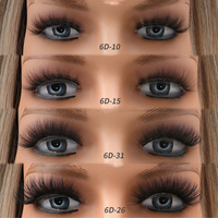 Faux cils de luxe sur mesure 2025 de 14-18 mm, cils en vison super longs de 18 mm, fournisseur et emballage