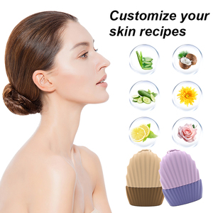 Moule à glace en silicone de petite taille pour le visage, rouleau à glace de 3 pouces et masseur facial Gua Sha, plateau à glace rafraîchissant pour la beauté du visage - Product Image 4