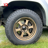 Rueda Forjada Todoterreno para Muscle Car 17x8j 17x9j 17x8.5j 18x8.5j 18x8j 18x9j 6x139.7 5x127 5x150 6x114.3 6x135 para LC70 LC76 LC79 LC80