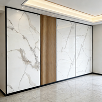Paneles de Pared de PVC Modernos para Hogar, Oficina y Comercio, Láminas de Revestimiento Impermeables con Diseño de Mármol