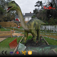 Robot Jurassic eğlence parkı büyük Animatronic yüksek simülasyon dinozor modeli