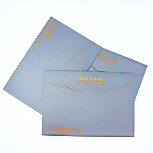 Роскошный винтажный льняной текстурированный бумажный конверт на заказ восковая наклейка Печать Подарочная карта Упаковка ювелирных изделий Золотой Свадебный Пригласительный конверт - Product Image 3