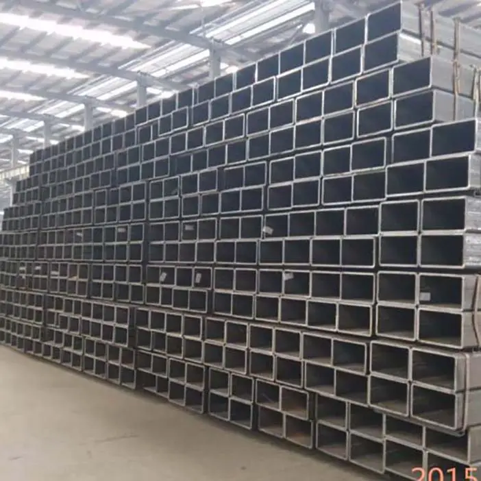 hebei q345 seamless green house hollow section weight ms square pipe and rectangular tubes