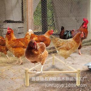 Solid Wood <b>Bird</b> Perch Triangle Shape Durable For Chicken Duck Goose Pet Training <b>Stand</b> - Product Image 1