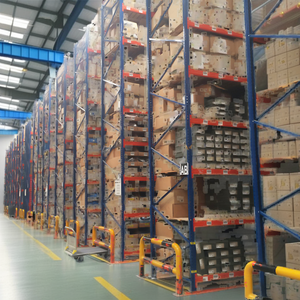 מחסנים בקנה מידה גדול מחסנים מערכת פלדה מסגרת מדף לעמוד אחסון מתלה מתכת מדף תיל מדף - Product Image 3