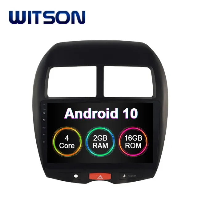 WITSON एंड्रॉयड 10.0 टच स्क्रीन कार डीवीडी जीपीएस प्लेयर के लिए मित्सुबिशी ASX 2010 2011 2012 में निर्मित 2GB रैम 16GB फ्लैश कार डीवीडी प्लेयर