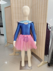 Ensemble cape de princesse dégradée pour enfants avec jupe en tulle – Costume de fée pour jeu d'habillage - Product Image 3