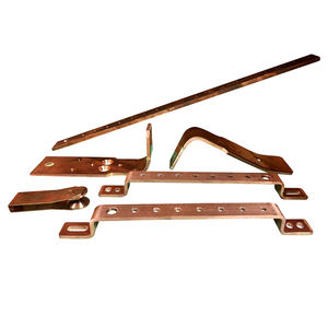 Custom Sheet Metal Cobre Aço Bending Barramento Kit De Estampagem De Corte A Laser Conexão De Peça De Hardware Terminal De Latão Eletrônico - Product Image 1