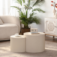 Table basse en bois rustique à bord naturel haut de gamme pour maisons élégantes, salles modernes et stylées, multifonctionnelle et écologique