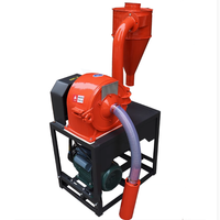 Broyeur à maïs auto-amorçant, moulin à marteaux pour aliments pour animaux, petit agriculteur, usage domestique, broyeur 220V, machine à moudre le maïs, le grain