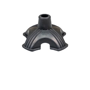 Patins en caoutchouc de 120 mm de diamètre, noirs, autoportants, pour meubles et équipements - Product Image 2