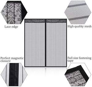 Moustiquaire magnétique pour porte, rideau <span class=keywords><strong>anti</strong></span>-moustiques, filet <span class=keywords><strong>anti</strong></span>-insectes, moustiquaire avec aimants CN;HEB - Product Image 2