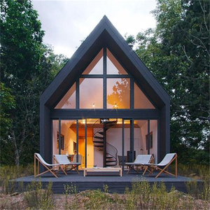 Magic House Maison préfabriquée de luxe en triangle de 2 étages avec eau et <span class=keywords><strong>système</strong></span> électrique - Product Image 2