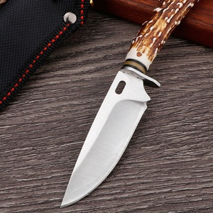 Couteau EDC d'extérieur à manche en plastique imitation os, personnalisable OEM, multifonctionnel, en acier inoxydable, pour jardinage, pointe tombante 2,5 mm - Product Image 2