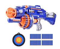 Offre Spéciale électronique automatique EVA balle molle pistolet jouet rond en plastique jeu de tir pour enfants jouet pistolet pour garçons