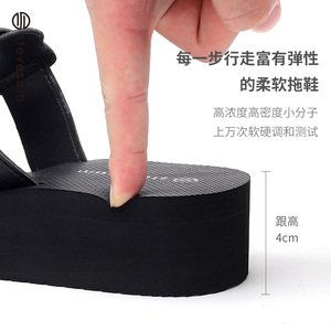 Thấp moq mùa hè bãi biển sợi nhỏ EVA thoải mái cao gót Dép đám cưới Dép chống trượt phụ nữ <span class=keywords><strong>Flip</strong></span> <span class=keywords><strong>Flops</strong></span> - Product Image 5