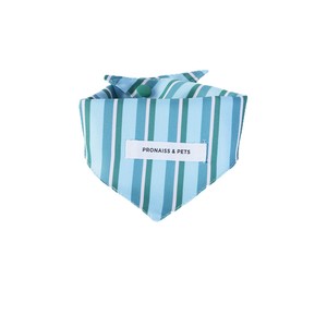 Pronaiss Baberos para mascotas de poliéster a rayas, accesorio para el cuello de perros y gatos, para las cuatro estaciones - Product Image 5