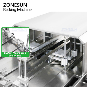 Máquina Semiautomática ZONESUN ZS-ACW1 para Envolver, Doblar y Sellar Cajas de Perfumes y Cosméticos con Film Celofán BOPP - Product Image 5