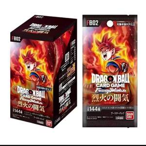 Boîte de boosters de cartes à collectionner japonaises Dragon Ball <span class=keywords><strong>Super</strong></span> Fusion World Blazing Aura, authentique, neuve et scellée, FB02, cadeau - Product Image 1