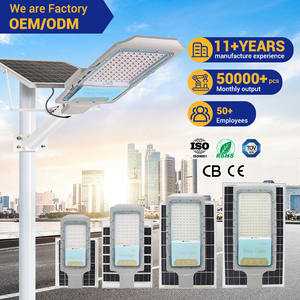 Lampadaire <span class=keywords><strong>Solaire</strong></span> <span class=keywords><strong>LED</strong></span> Extérieur Hairolux IP65 Étanche avec Détecteur de Mouvement 100W 200W 300W - Product Image 1