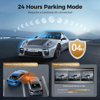 Cámara para Auto LNDU V100 2K con WiFi, Modo de Estacionamiento 24H, Grabación en Bucle, Sensor G, Control por Aplicación, Cámara Frontal