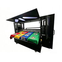 Machine d'impression DTG à double système haute efficacité 4 stations avec liquide de prétraitement pour imprimante numérique textile à performance stable