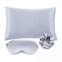 Taie d'oreiller en satin de soie de différentes tailles, motif charmeuse, ensemble cadeau