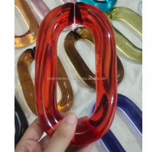 Chaîne en acrylique moderne personnalisée Accents muraux faits à la main en résine ornementale moderne suspendue pour la décoration intérieure Diwali Festival Ready - Product Image 5